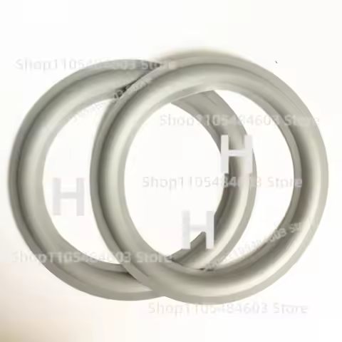 2 Replacement 6" Speaker Gray Rubber Surrounds For B&W DM603 S1, S3 Repair