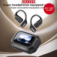 ERAZER XP6 Wireless Earphones Bluetooth 5.4 With LED Touch Screen Business Earbuds with Mic Waterpro