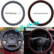 Sarung Stir Mobil AVANZA XENIA VELOZ 2021 Motif Benang