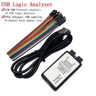 USB Logic Analyzer 24MHz 8 Channel 24M/seconds Logic Analyzer Debugger For ARM FPGA Logic Analyzer L