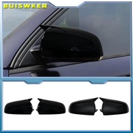 Carbon Look and Bright Black Rearview Mirror Case Side Mirror Shell For Audi A3 S3 8P 05-08 A4 S4 B6