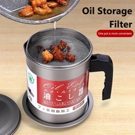 Gs8 HEALTH Pot Stainless 1.7L OIL POT STAINLESS STEEL FILTER FOR LEFTOVER COOKING OIL CONTAINER G210