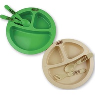 BeBe Baby Plate with Spoon Folk / Mangkuk makan Bayi