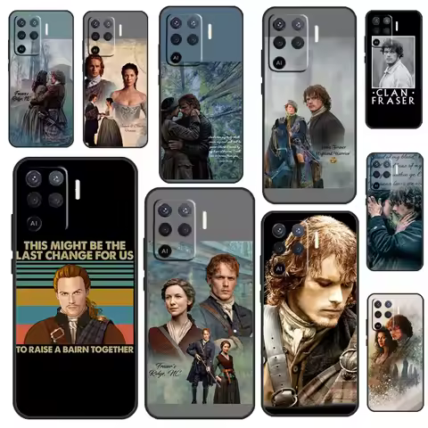 Outlander Jamie Claire Case For Oppo A96 A76 A16 A18 A38 A58 A78 A98 A15 A17 A77 A74 A94 A54 A57S A4