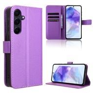 For Samsung Galaxy A35 5G Casing Flip Phone Holder Stand For Samsung A35 5G Case Wallet PU Leather B
