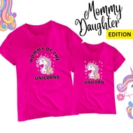 🦄Baju Sedondon ibu dan Anak ​Unicorn Mommy Daughter Tshirt  New Collection