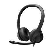 Logitech H390 Wired Headset for PC/Laptop, Stereo Headphones with Noise Cancelling Microphone, USB-A