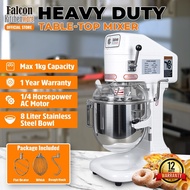 [NEW] FALCON KITCHENWARE Heavy Duty Table Top Mixer (FK-BH8) 8L Bowl-Lift Stand Mixer Commecial Cake