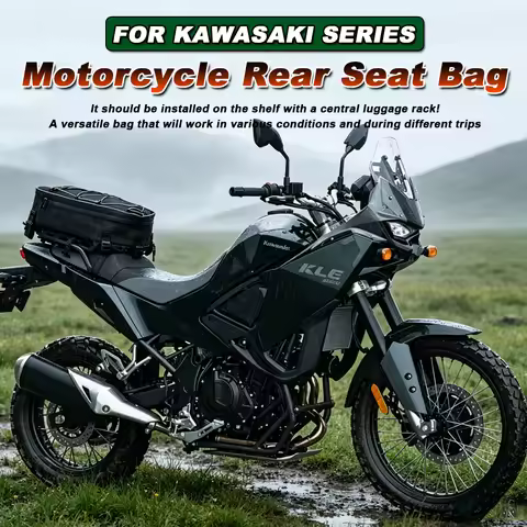 For Kawasaki KLX230/RS/SM Versys-X 300/Tourer Motorcycle Tail Bag Rear Seat Bag Waterproof High Capa