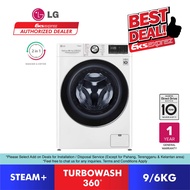 LG Front Load Washer Dryer (9kg/6kg) FV1409H2W