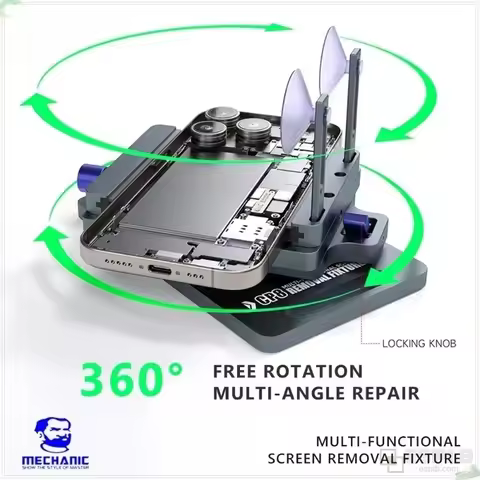 MECHANIC CP8 Screen Removal Fixture Multi-Functional 360 Degree Rotation LCD Back Glass Removal for 