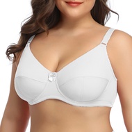 PARIFAIRY Plain Simple Thin Bra for Woman Plus Size Lingerie C Cup Bra with Wire 36C 38C 40C 42C 44C