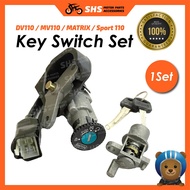 DV 110/ MV110/ MATRIX /Sport 110🔑Key Switch Set/ Lock set/ Main Switch Set/Key Set/Motor Kunci Suis 