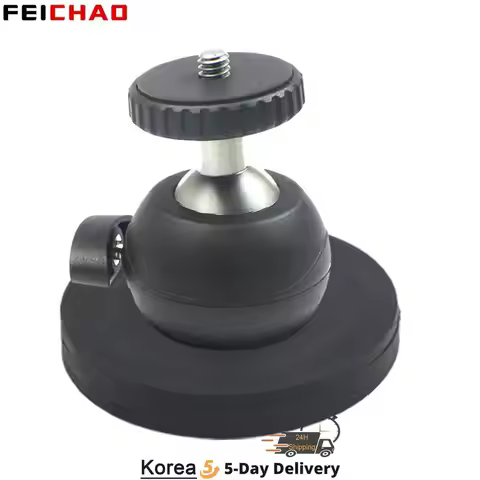 Magnetic Magnet Car Suction Cup Base Dia 66mm 43mm 1/4" Tripod Adapter Ballhead for GoPro DV Lights 