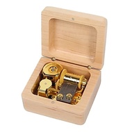 Wooden Music Box Anniversary Gift Romantic Unique Aesthetic Wedding Birthday Gift for Girlfriend and