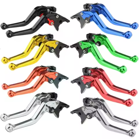 Short Motorcycle 7/8" 22mm Brake Clutch Levers For Yamaha YZF R1 04-08 R6 05-16, R6S CANADA VERSION 