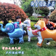 Children Walking with Wheels Small Animal Shape Can Stand Walking Puppy Alpaca Stalls