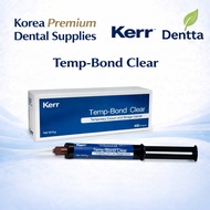 Kerr Temp Bond Clear 6g Automix Syringe Set with 10 Mixing Tips Dental Material