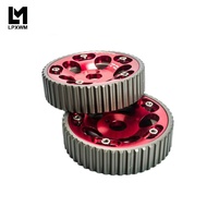 【2023 NEW】  1pairfor Toyota 1jz 2jz Dohc Engine Adjustable Aluminum Pulley Cam Gear Red 6531r