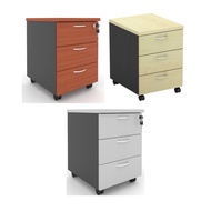 VPRO-Mobile Pedestal 3D | 3 Drawer | Drawer Cabinet with Lock | Office Pedestal