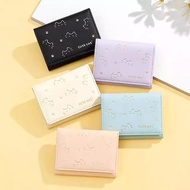 dompet wanita  Dompet pendek lipat kecil dompet wanita dompet kucing beg kad wang tunai