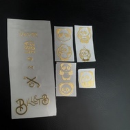 Ready stock Billet Box vapor and wick'D metal stickers for BB Billet box