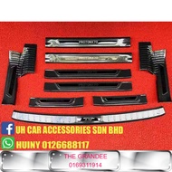 Proton x70 side step door step bumper guard protector carbon look x-70 [READY STOCK]