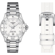 TISSOT T120.210.11.011.00 T1202101101100 Unisex Watch SEASTAR 1000 36MM Quartz Diving White Dual Ban