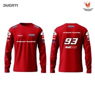 Tshirt Baju Kaos Lengan Panjang Team Gresini Racing MotoGP Marc Marquez