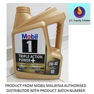 Mobil 1 Fully Synthetic 0W40 API SP 4L Motor Oil