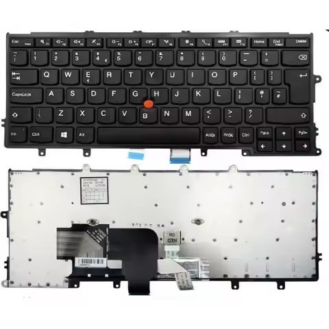 f Keyboard For Lenovo Thinkpad X240 X250 04Y0929 Black with Trackpoint UK Layout