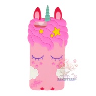 Beauty Case 3D Realme 2 / Oppo A37 / Oppo A3s Silicone 3D Unicorn / Case Boneka Unicorn / Case Bonek