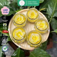 Organic Butter Candle Moc Lien Hoa Safe Smokeless Offering to the God of Wealth Guan Yin tam Bao Tem