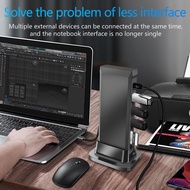 ♔CHARMANT  13 In 1 Hub Docking Station High-speed Vertical USB Hub Adapter for Laptop Phone☞