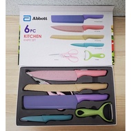 Abbott 6-in-1 Stainless Steel Knife Set