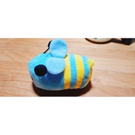 Plastic keychain of stuffed animals/teddy bears with cute Chibang Fat and pink bees characters - Gen