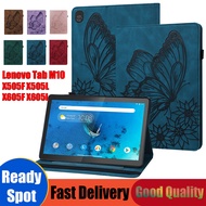 [Ready Stock] Lenovo Tab M10 HD 10.1" TB-X505F TB-X505L X505F X505L Tablet Protection Case Lenovo M10 TB-X605F TB-X605L X605F X605L Retro Embossed Butterfly Flip Leather Cover Fold Stand