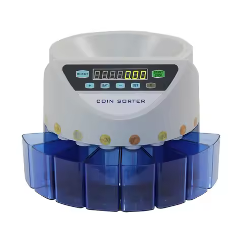 FF Electronic coin sorter coin counting machine for Euro, GBP, Japanese Yen, Israeli Philippine Doll