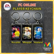 [Mentor Shop] EA Sports FC Online - KeyChain (Ronaldol,Mbappe,Haaland) - Handmade