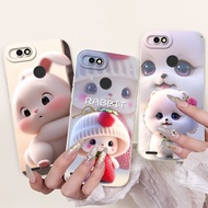 Casing For Tecno Pop 2 Pro 2F B1c Case Cute Cartoon Rabbit Love Heart Girls Soft Silicone Protective