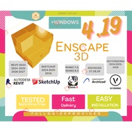 Enscape 3D 𝐯𝟒.𝟏𝟗🔥+Assets Libraty for SketchUp / Rhino / Archi.CAD / Vectorworks Plugin | For windows