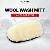 CARVIX | Wool Wash Mitt Anti-Scratch Car Wash Mitt Car Wash Gloove Sarung Tangan Cuci Kereta