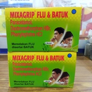 HIJAU Mixagrip green flu and cough, contents 4 tablet
