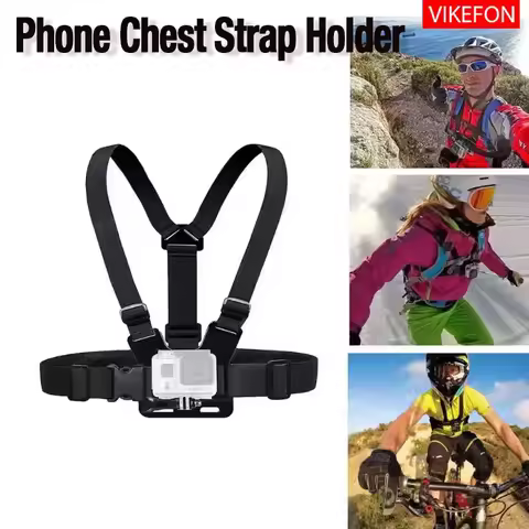 Mobile Phone Chest Strap Holder 5 in 1 Outdoor First Angle Recording Life Outdoor Live Broadcast Fix