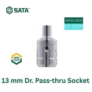 Sata 19001 – 19013 Socket Pass-Thru 13 mm Dr. 3.5 – 13 mm / 13 mm Drive Pass-Thru Socket 3.5 – 13 mm