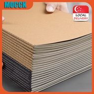 SG Local Stock | B5 Kraft Notebook 3-in-1 Set | Vintage Brown Covers | Acid-Free Paper | Blank/Grid/