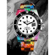 Modern Watch Clocks Abstract Graffiti Art HD Canvas Painting Wall Pop Nordic Style Poster Prints Liv