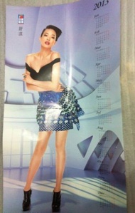 舒淇 2013年 月曆海報