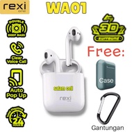 Headset Bluetooth Rexi Wa01 Tws Orinal Garansi