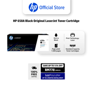 HP 658A Black Original LaserJet Toner Cartridge  -  Compatible for HP Color LaserJet Enterprise M751